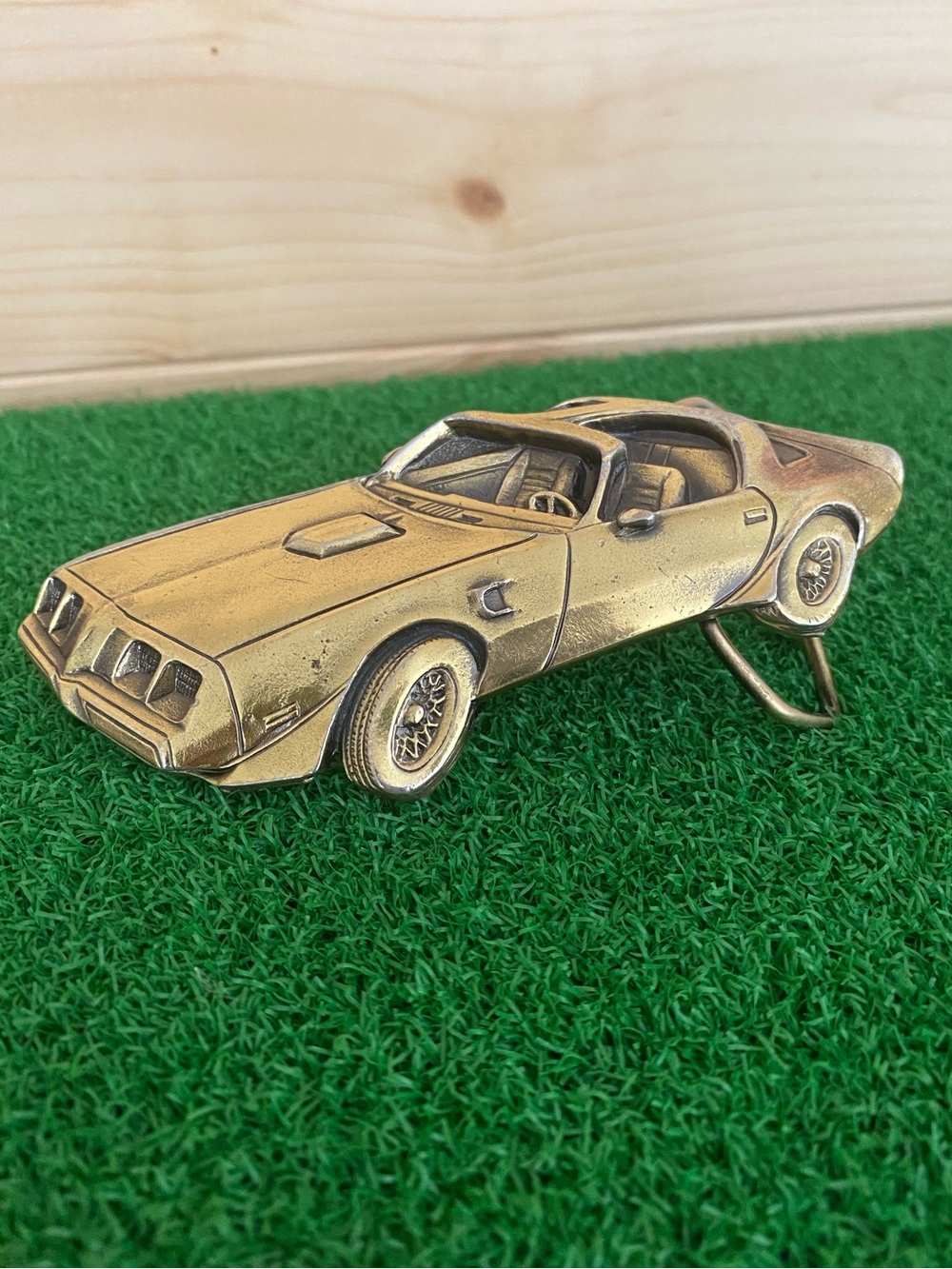 Vintage Firebird Trans Am Brass Belt Buckle Limited Edition Pontiac Collectible